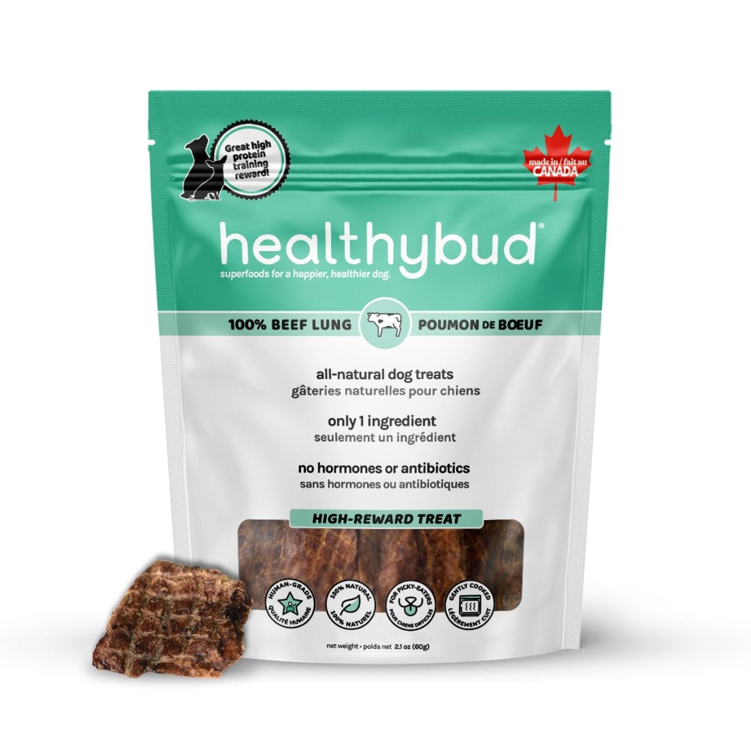 Beef Lung Dog Treat – High Reward Treat for Training – healthybud