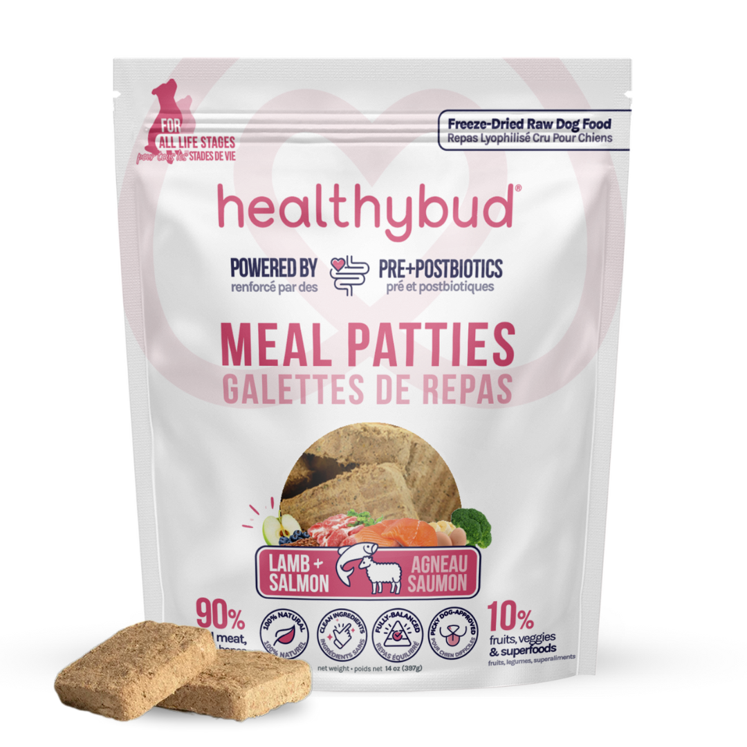 Lamb+Salmon Meal Patties - healthybud"
