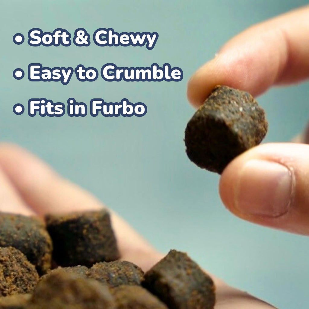 Soft & chewy treats fit in furbo
