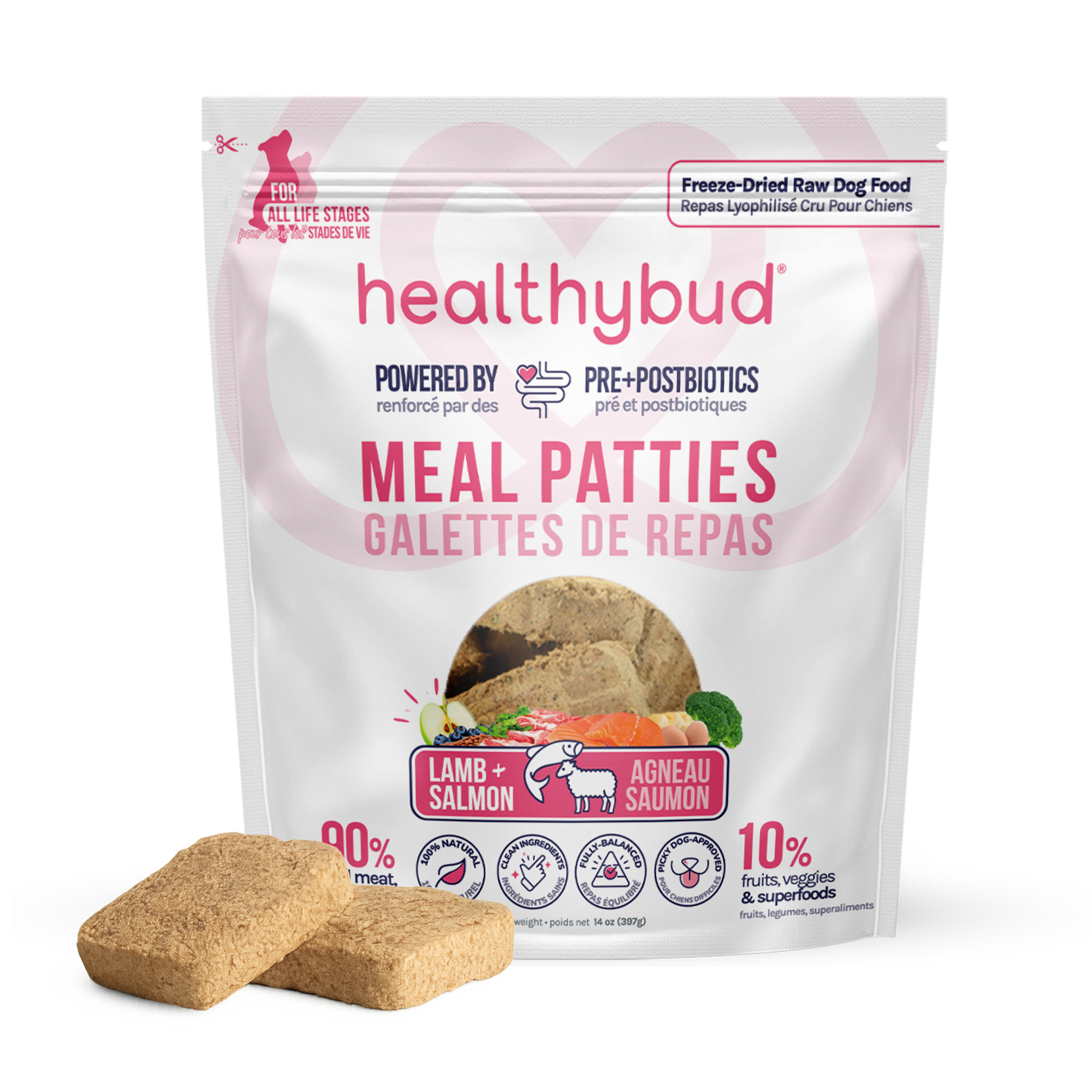 Lamb+Salmon Meal Patties