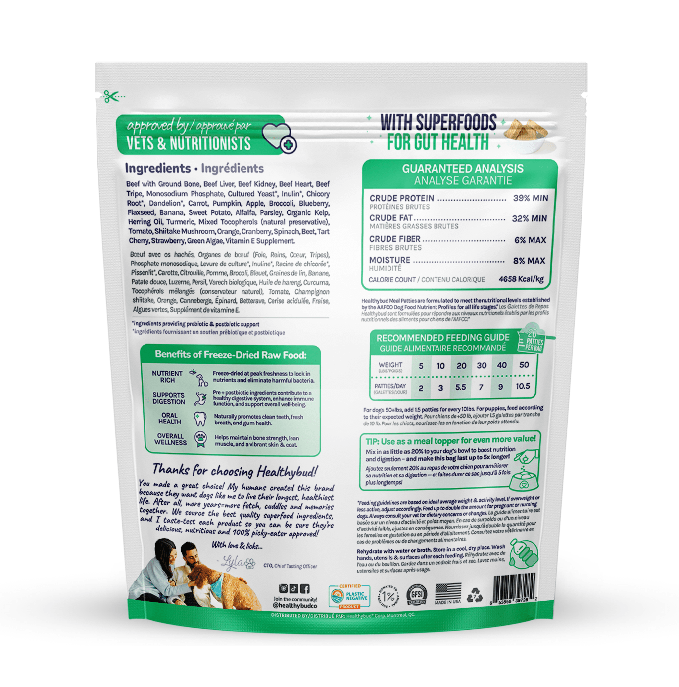 Beef Meal Patties - healthybud