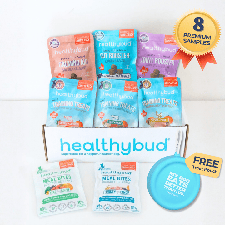 Healthybud Sample Kit (8 Pack + Free Pouch)