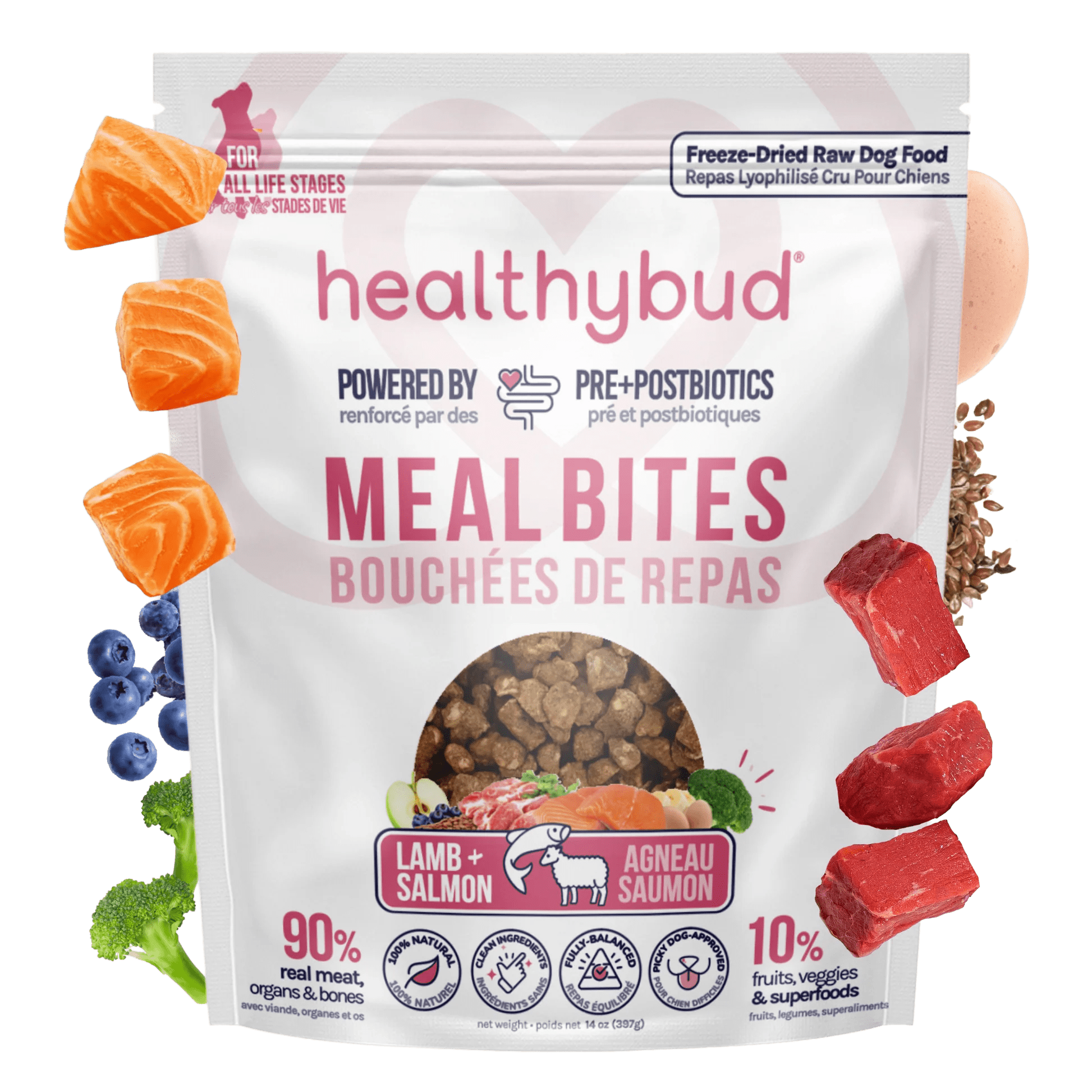 Lamb + Salmon Meal Bites - healthybud