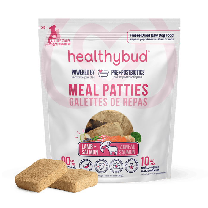Lamb+Salmon Meal Patties - healthybud